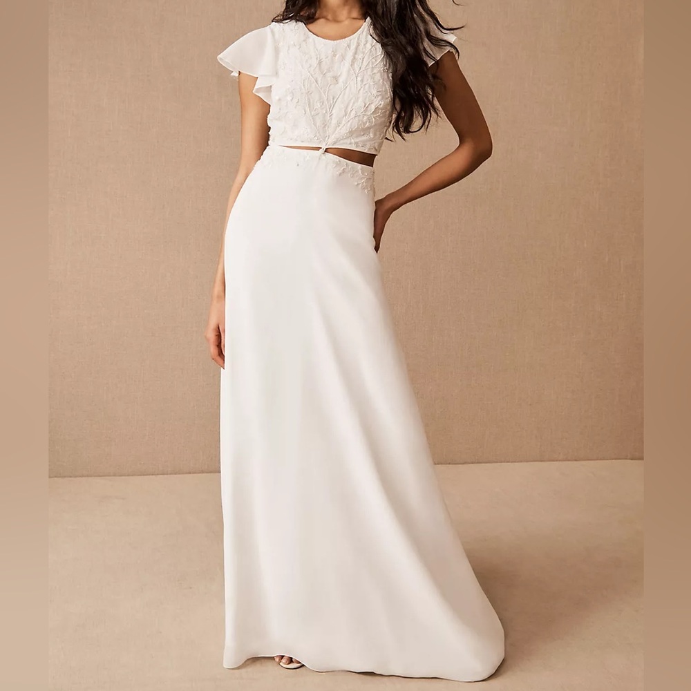 🤍Anthropologie~BHLDN Bo & Luca Emory Gown